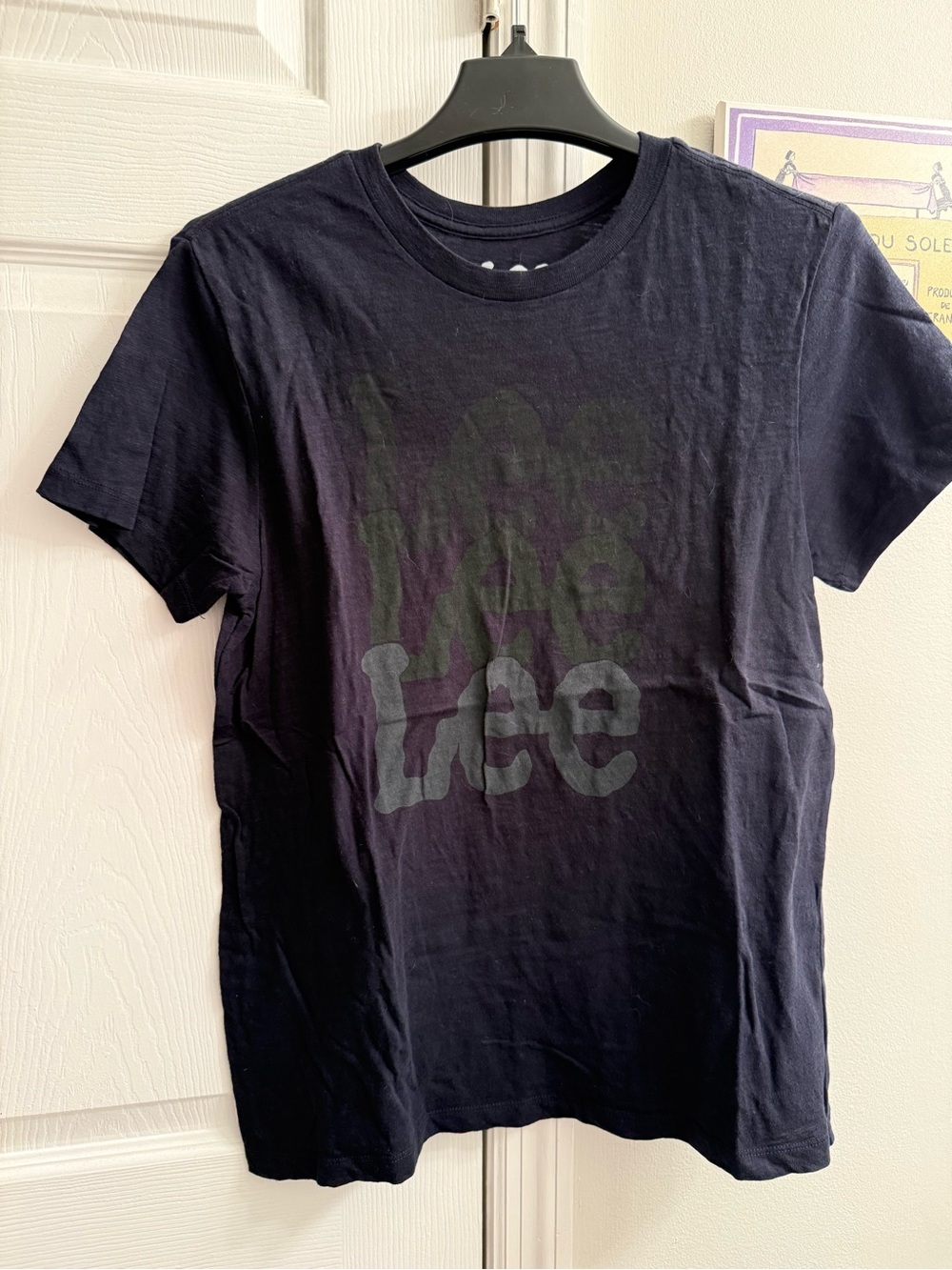Lee Men’s Navy Short Sleeve Logo Tee